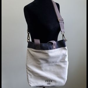 FEED Cotton Canvas Go-To Crossbody Bag